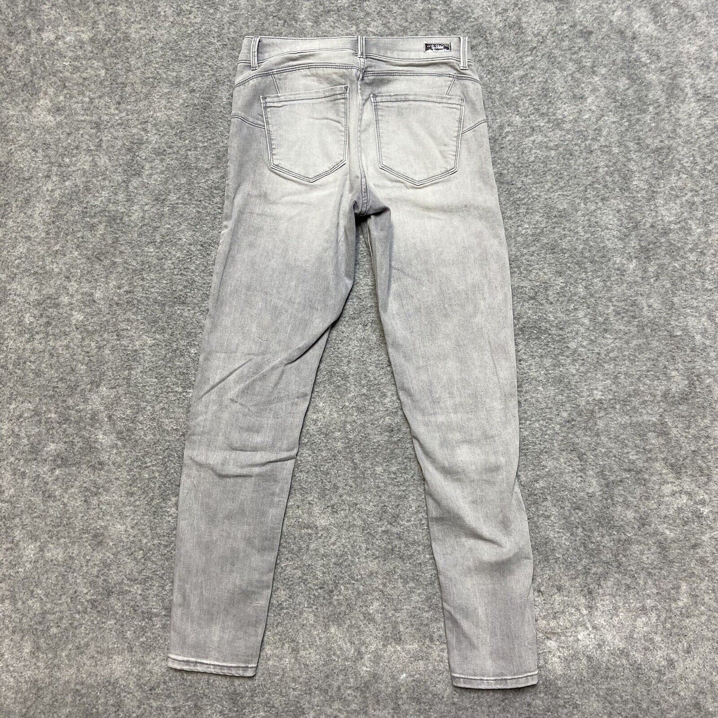 Juicy Couture Distressed Skinny Jeans Women's Size 28 Gray Sequin Embellished