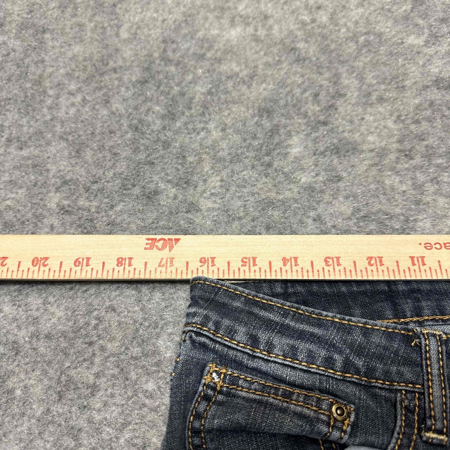 Cowgirl Up Women's Bootcut Jeans Size 12 Black Dark Wash Denim
