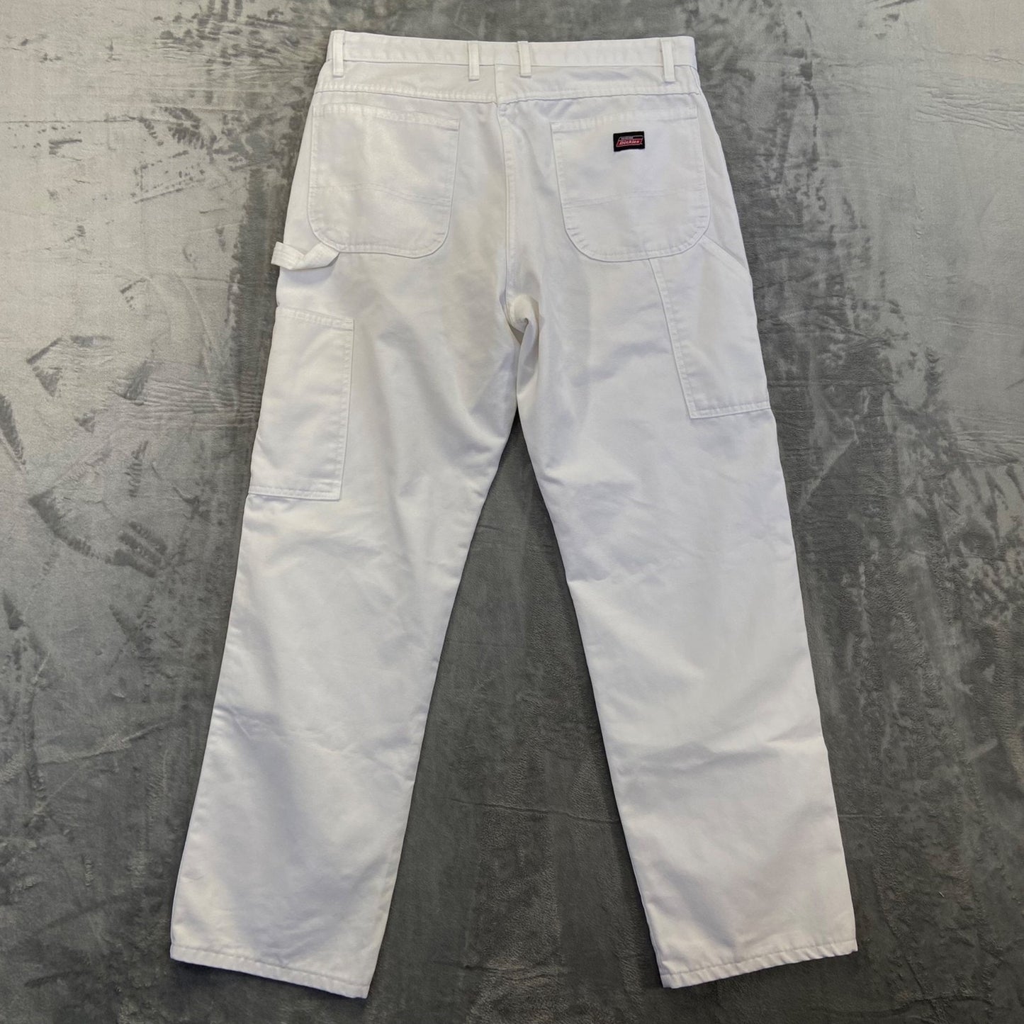 Dickies Men's Carpenter Pants Straight White Size 4