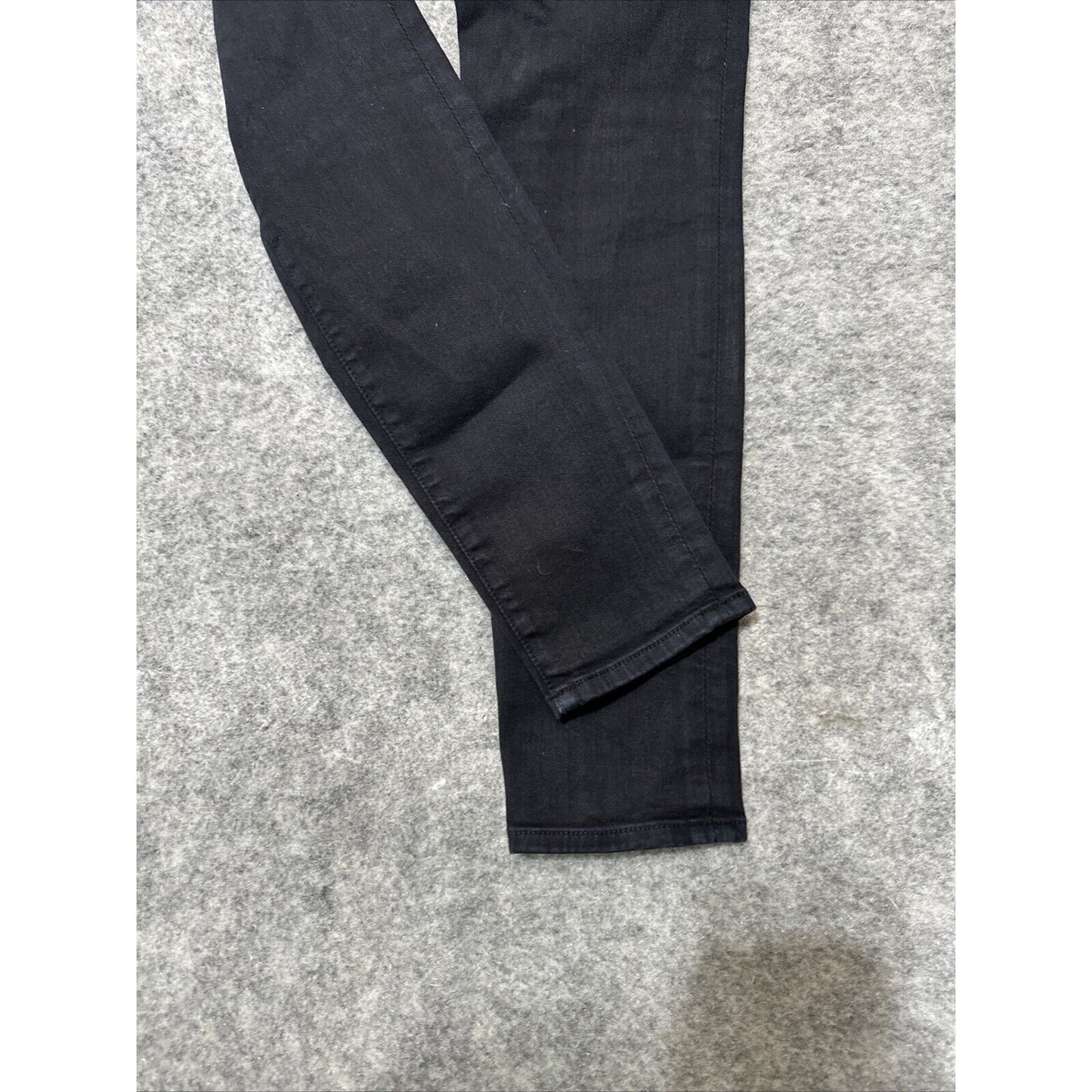 Frame Denim Le Skinny De Jeanne Women's Jeans Size 25 Black Dark Wash Denim