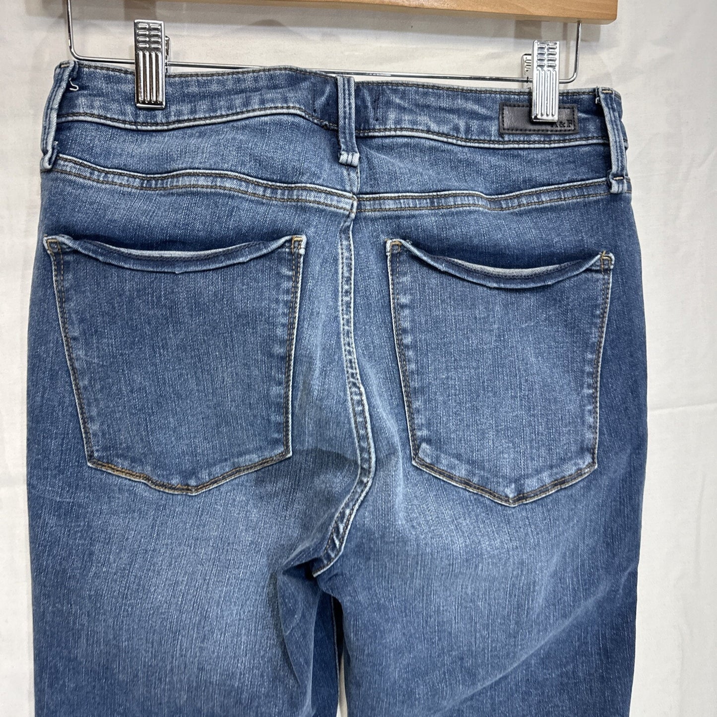 Abercrombie & Fitch Curve Love High Rise Super Skinny Jeans Womens 6L Blue Denim