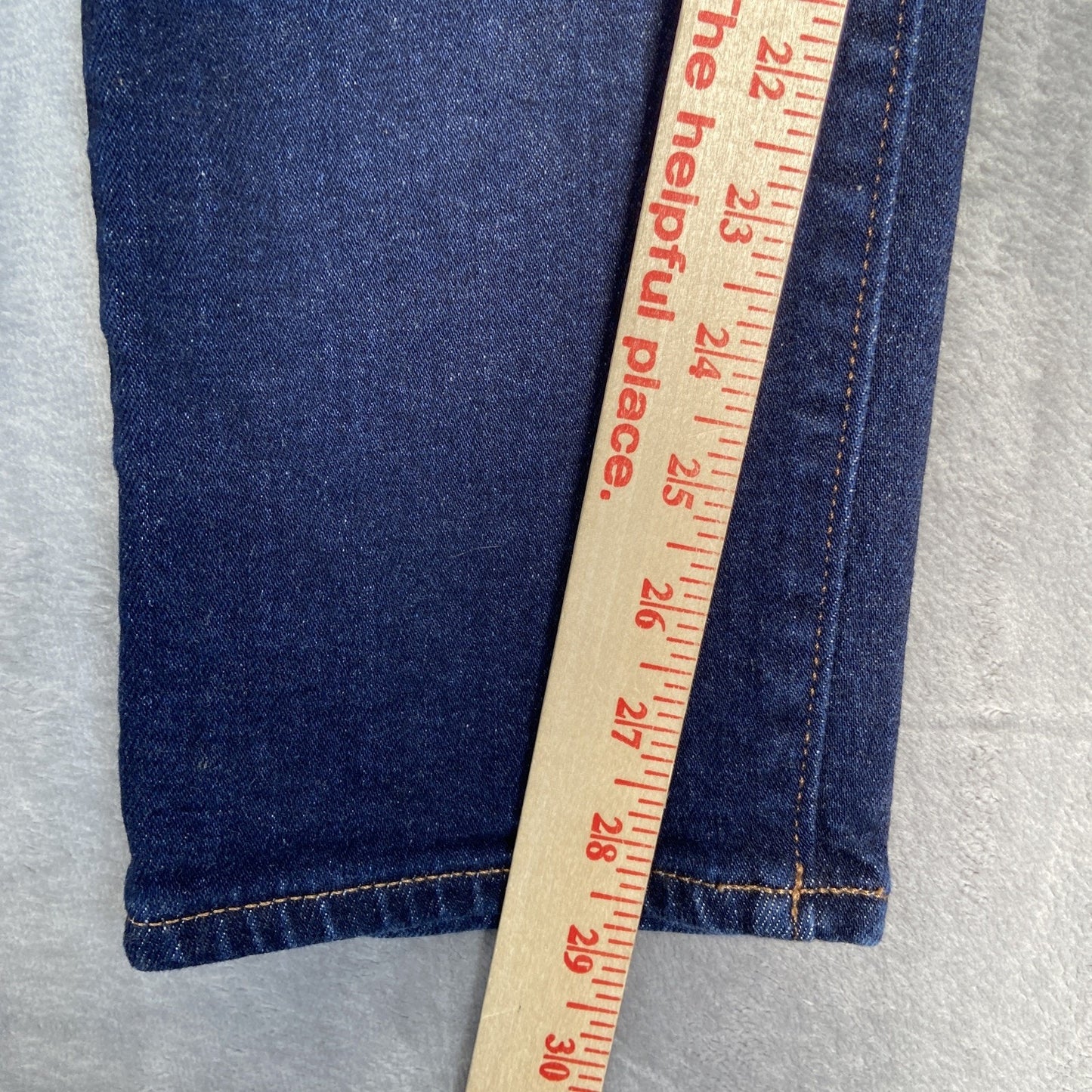 Express Selvedge Slim Jeans Mens Size 33x30 Blue Dark Wash Denim
