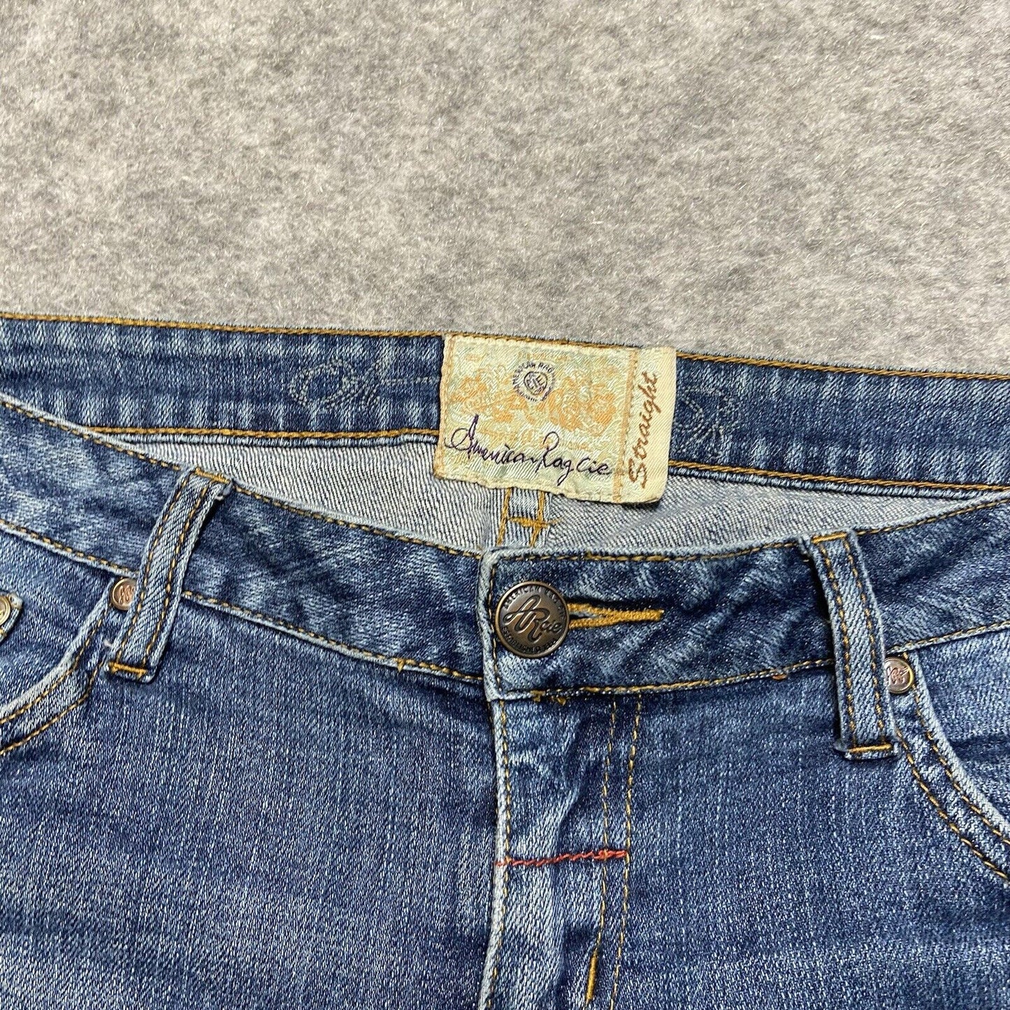 American Rag Straight Jeans Women's Size 11R Blue Denim