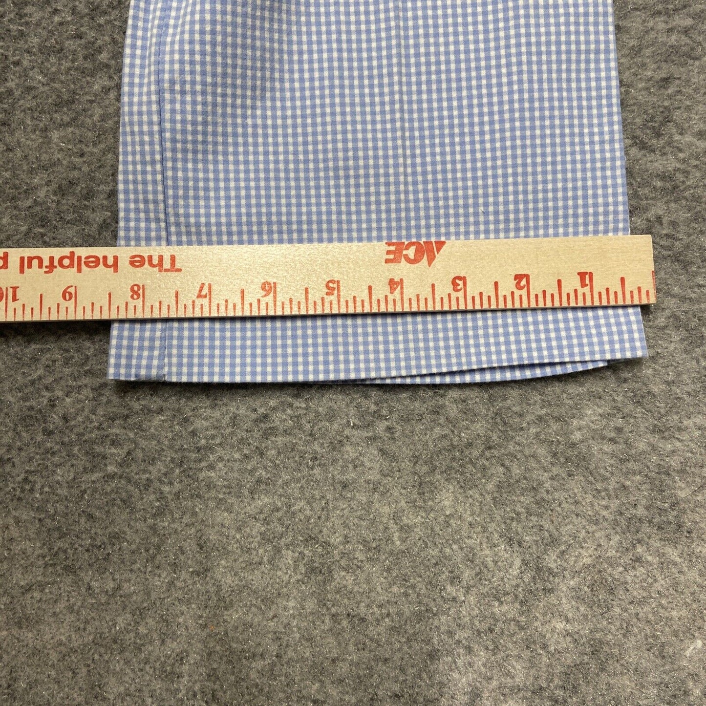 Polo Jeans Co. Ralph Lauren Pants Women's Size 10 Blue Gingham Checkered Plaid