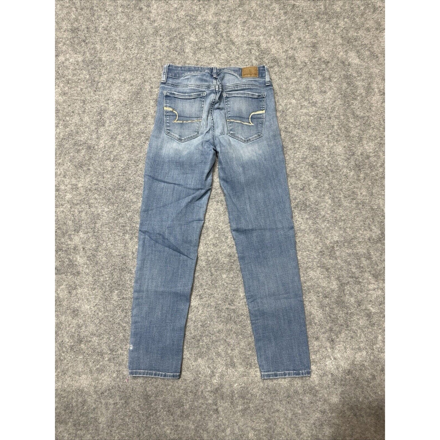 American Eagle Next Level Stretch Women's Skinny Jeans Size 2 Blue Light Wash
