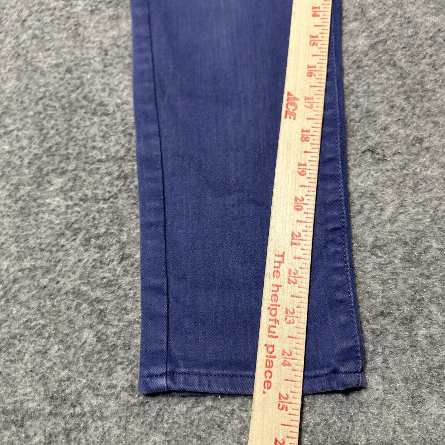 Levi's Demi Curve Skinny Jeans Womens Size 27 Purple Denim *28x26*