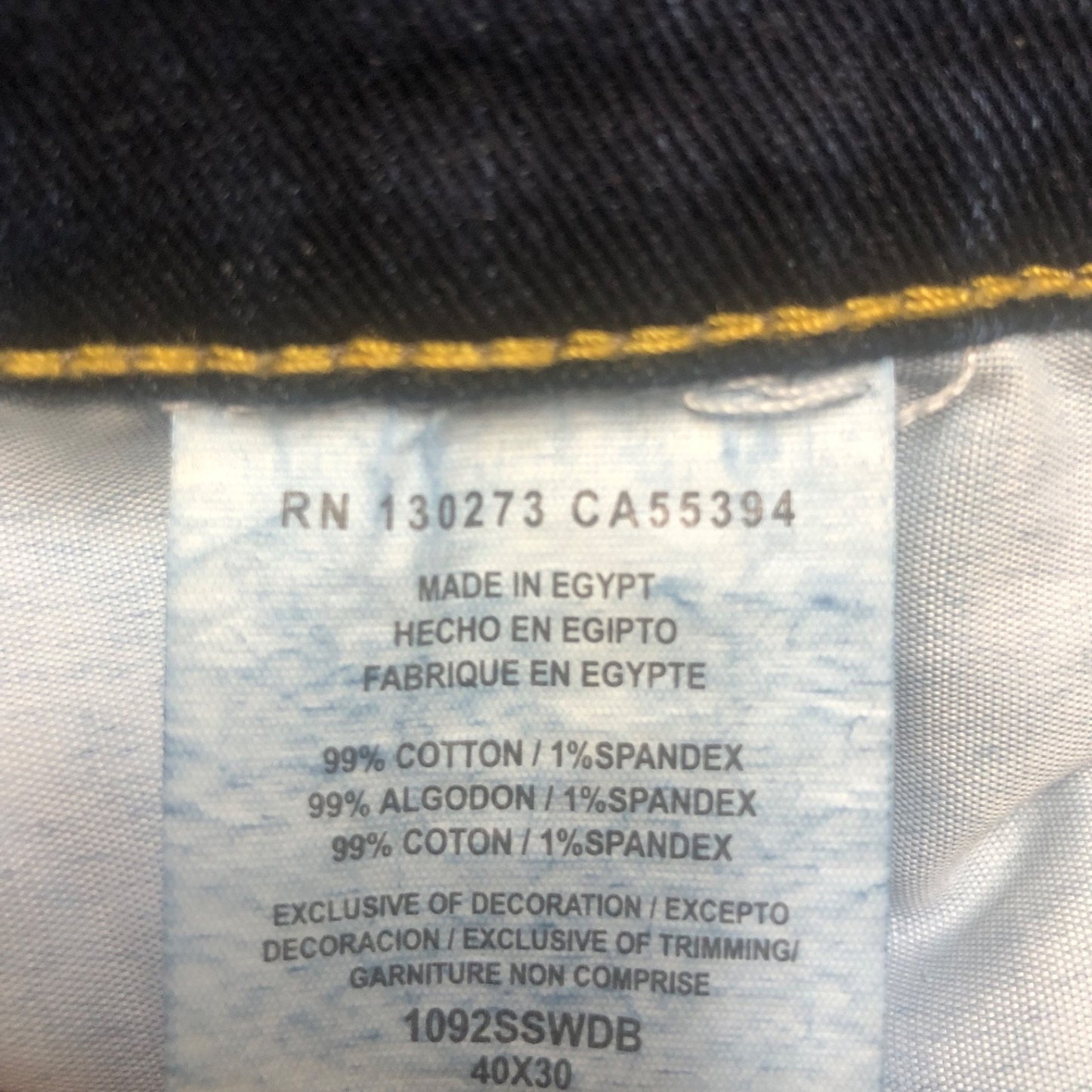 Wholesale Lot of 4 Wrangler Levi's Work Jeans Men's Size 40x30 Blue Gray
