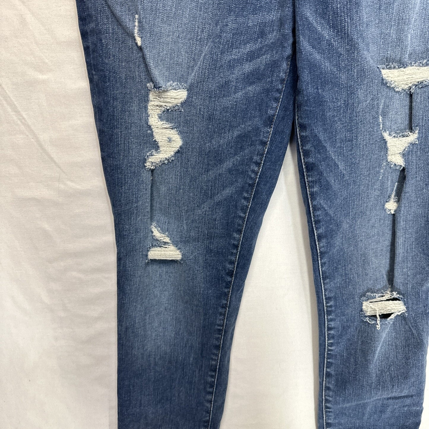 Abercrombie & Fitch Curve Love High Rise Super Skinny Jeans Womens 6L Blue Denim