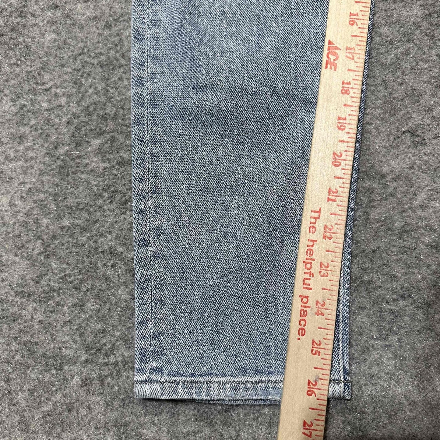 American Eagle Mom Straight Jean Women's Stretch Jeans Size 000 Short Blue Light
