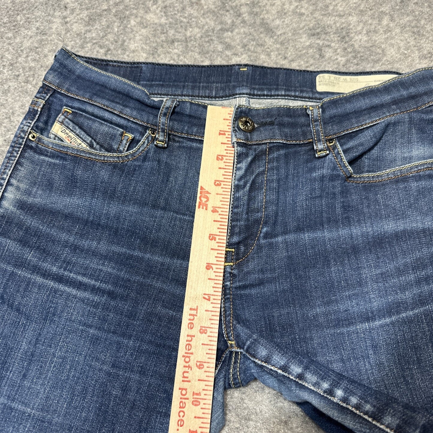 Diesel Bootzee-St Slim Bootcut Women's Jeans Size 28x34 Blue Dark Denim