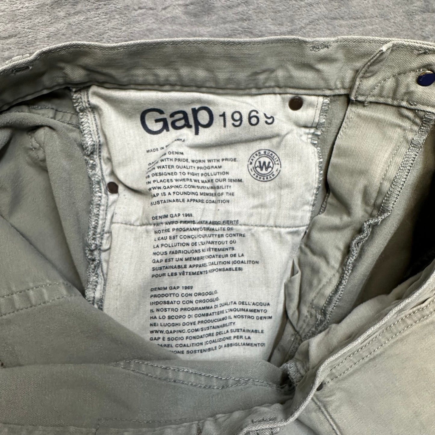 Gap Straight Jeans Men's Size 33x30 Gray