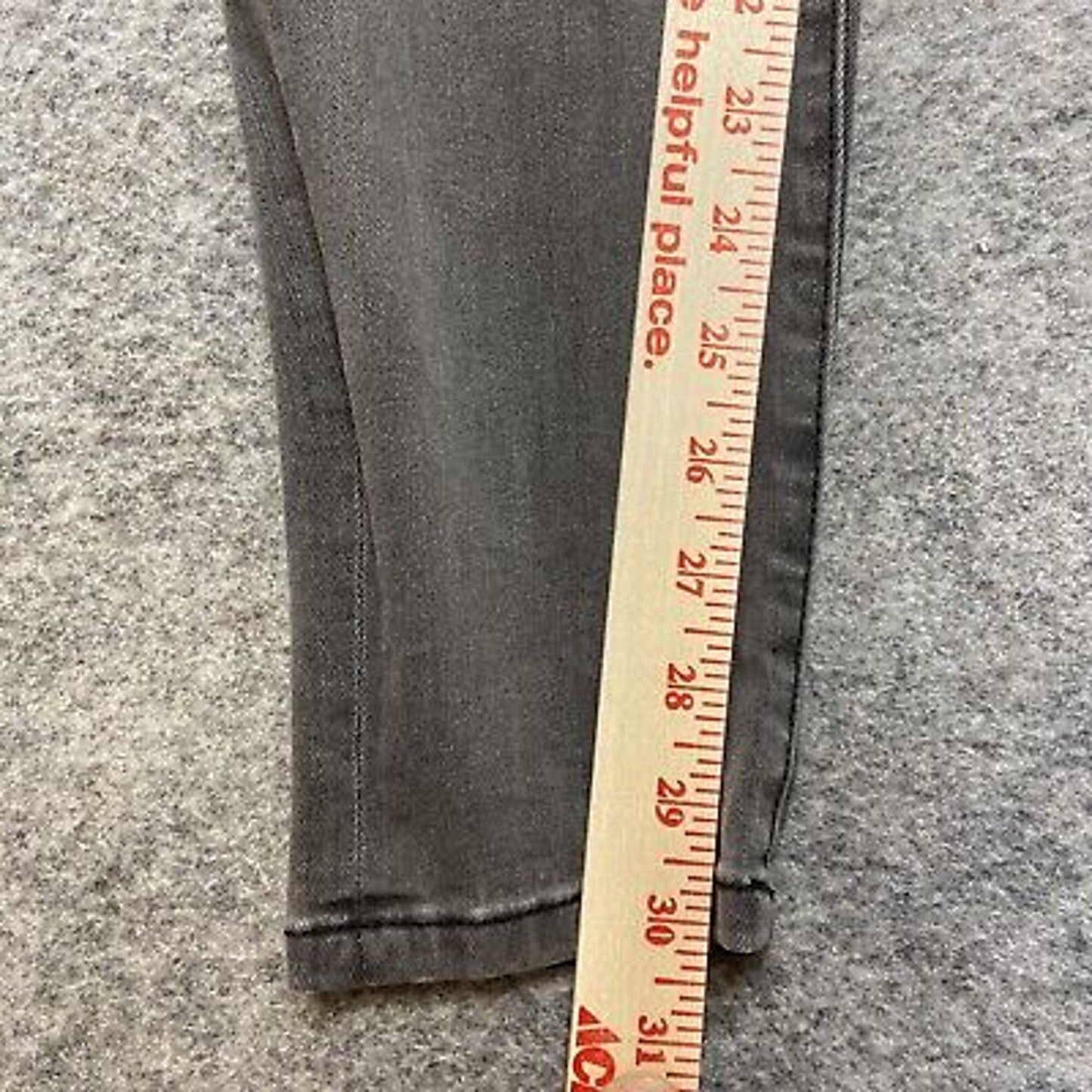 KUT From The Kloth High Rise Toothpick Skinny Jeans Women's Size 6 Gray Denim