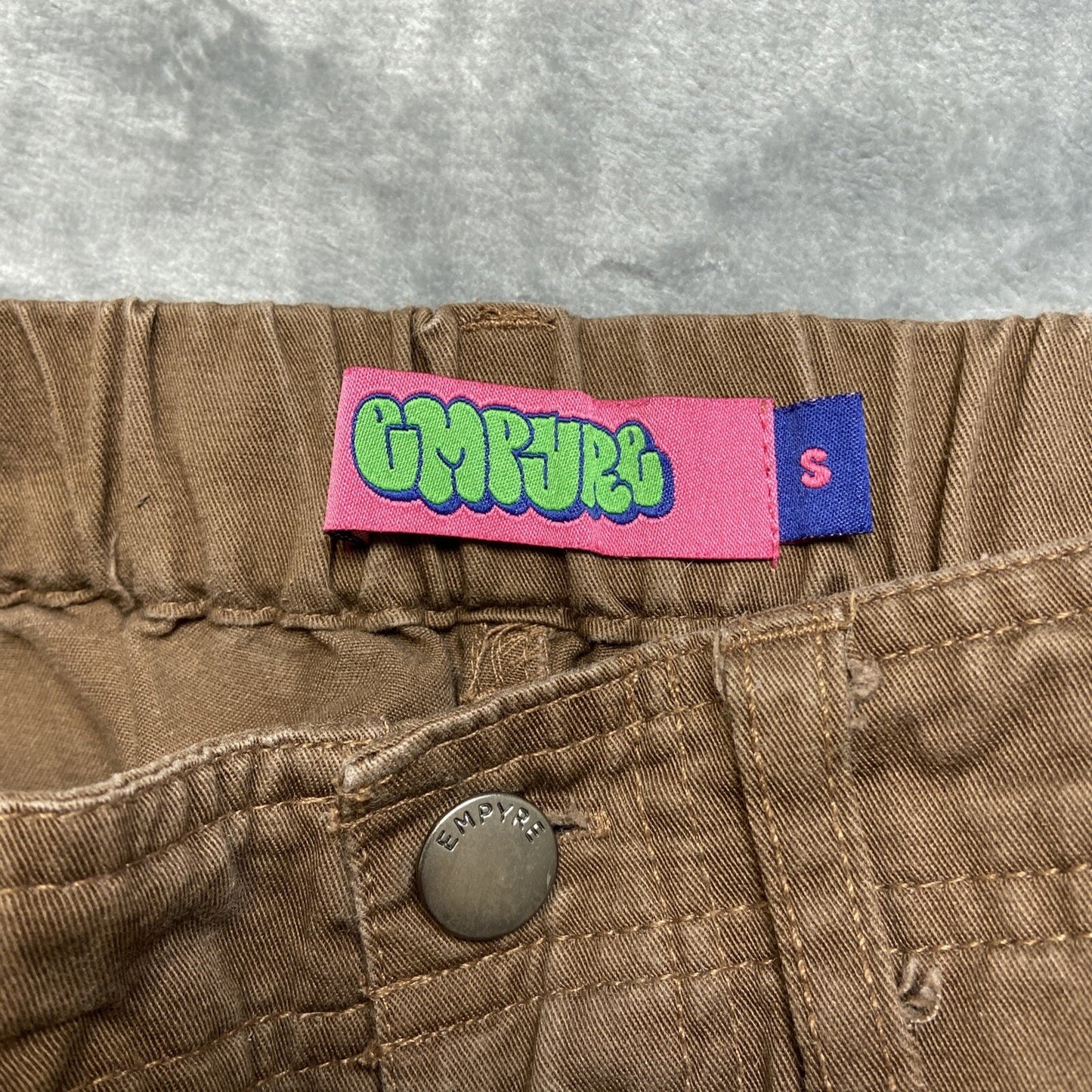 Empyre Skater Streetwear Cargo Pants Men's Size S Brown Pants