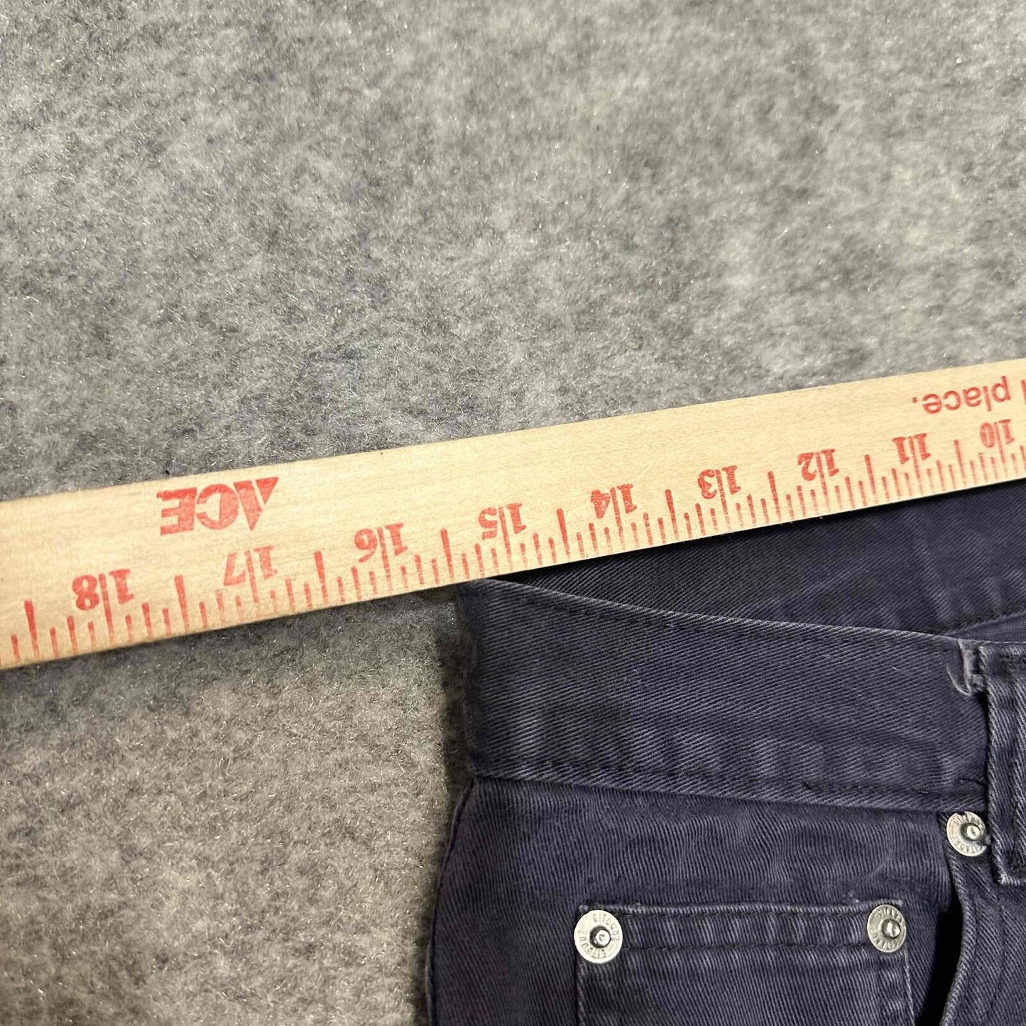 Vintage Gitano Jeans Men’s Relaxed Straight Jeans Size 33x32 Dark Purple Denim