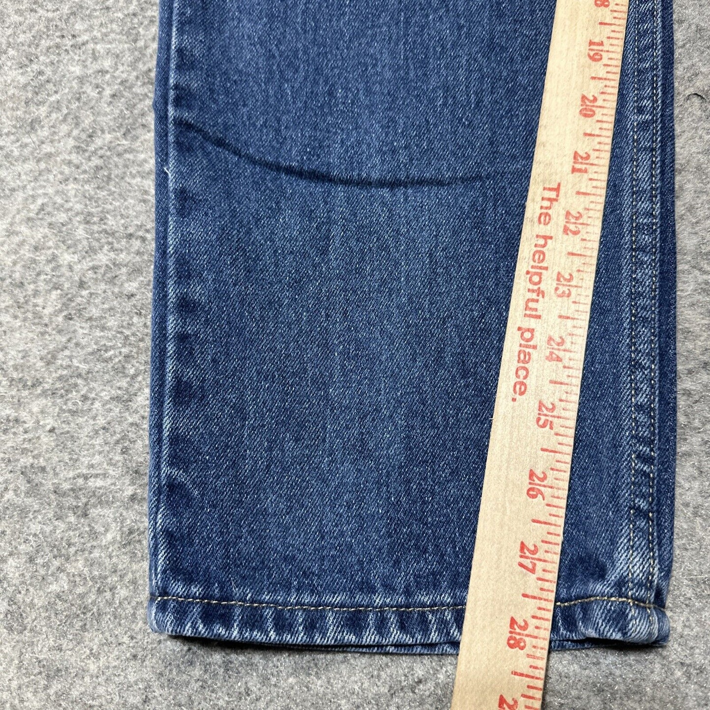 Vintage Bugle Boy Men's Paint Splatter Straight Jeans Size 34S Blue Denim