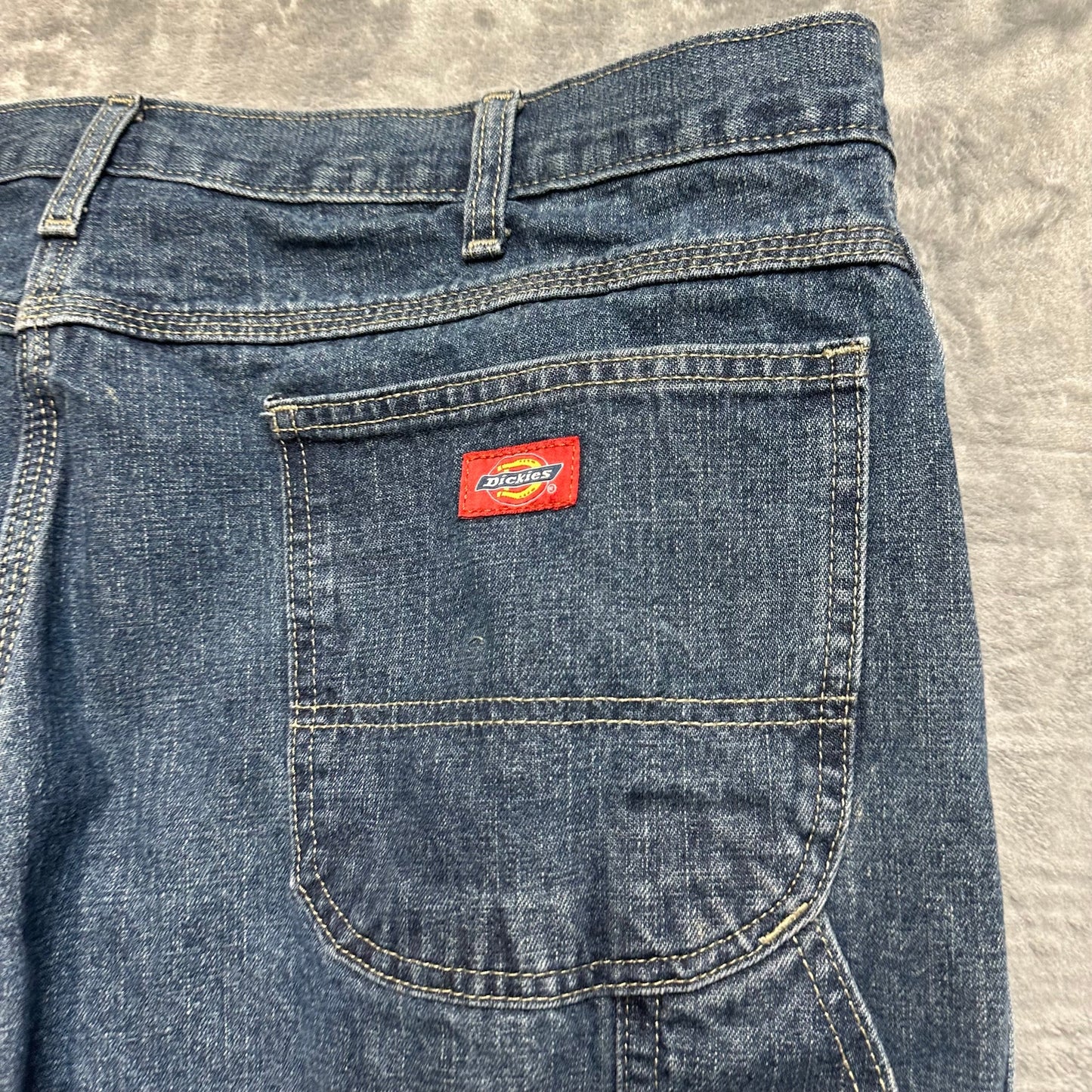 Dickies High Rise Carpenter Jeans Men's Size 40x32 Blue Denim