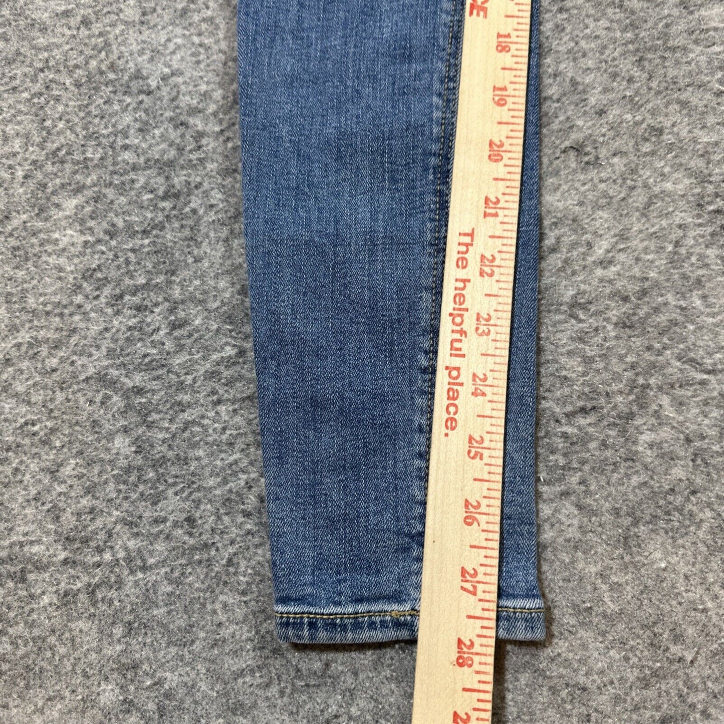 Old Navy Rockstar Super Skinny High Rise Jeans Women's Size 00 Blue Denim