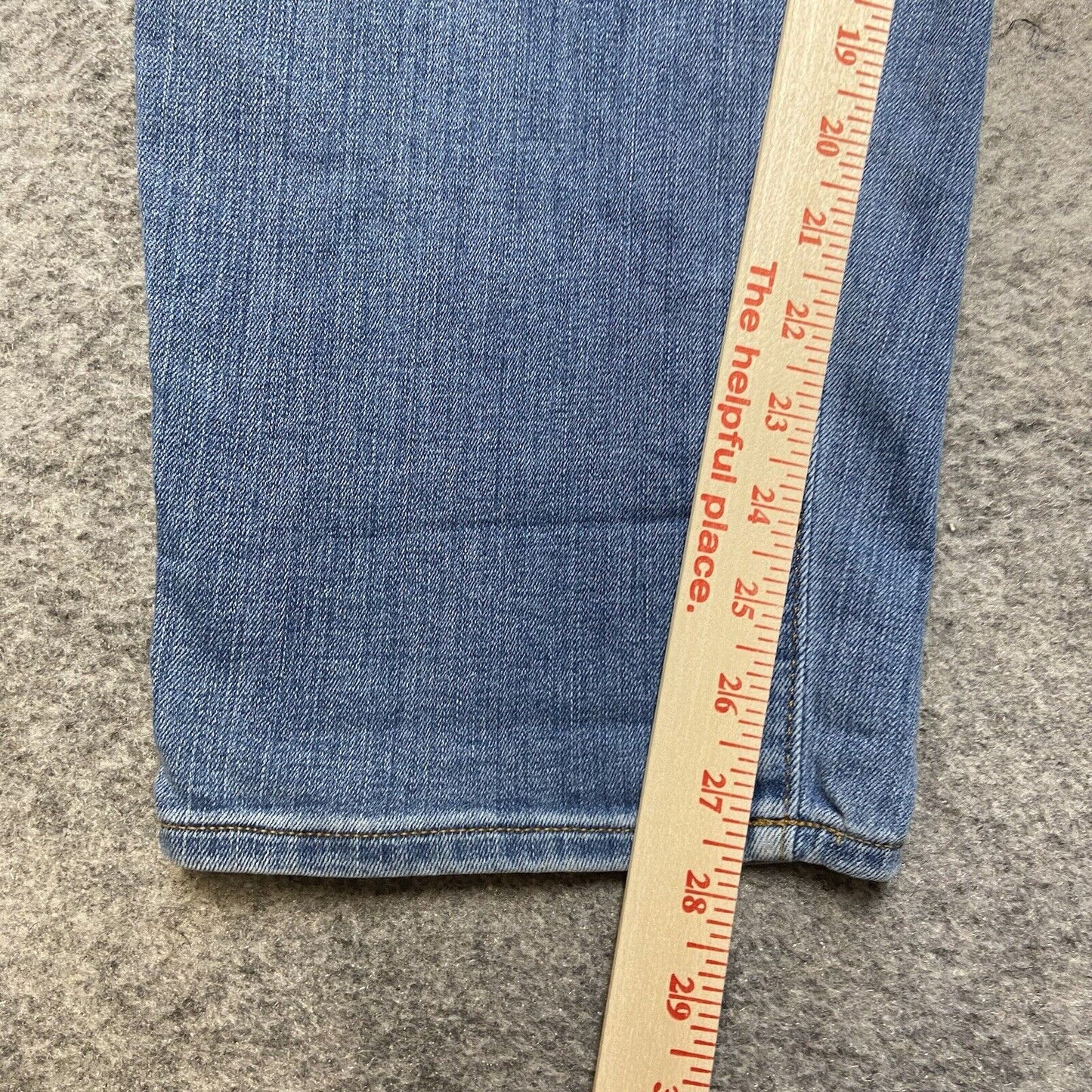 Madewell Elastic Waist Straight Leg Jeans Women's Size 29 Blue Denim