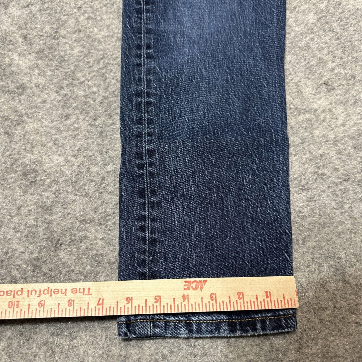 Levi's 501XX Original Fit Boys Distressed Straight Jeans Size 26x26 Blue Denim