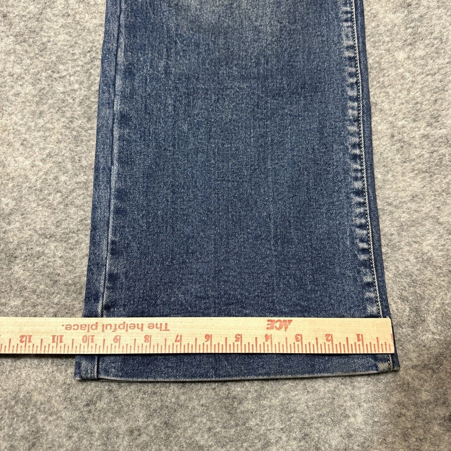 Nature Denim Women's Wide Leg Button Fly Jeans Size 26 Blue Medium Wash Denim