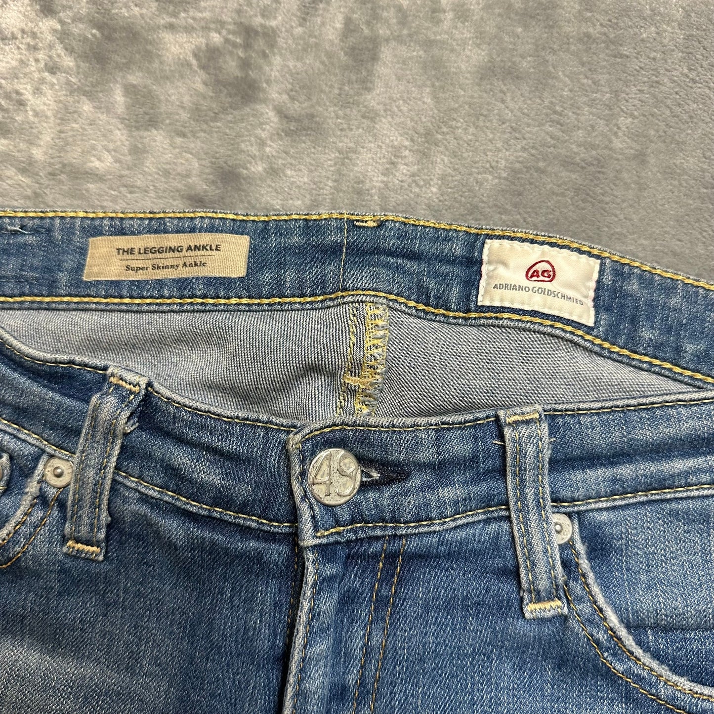 Adriano Goldschmied Super Skinny Jeans Women's Size 26 Blue Denim