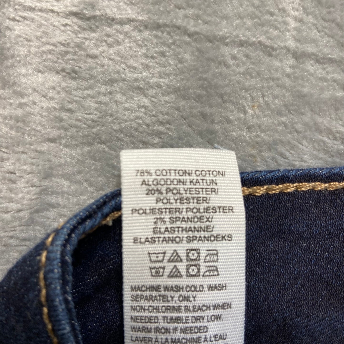 Lucky Brand Ginger Skinny Jeans Women's Size 14W Blue Denim Medium Wash Cropped