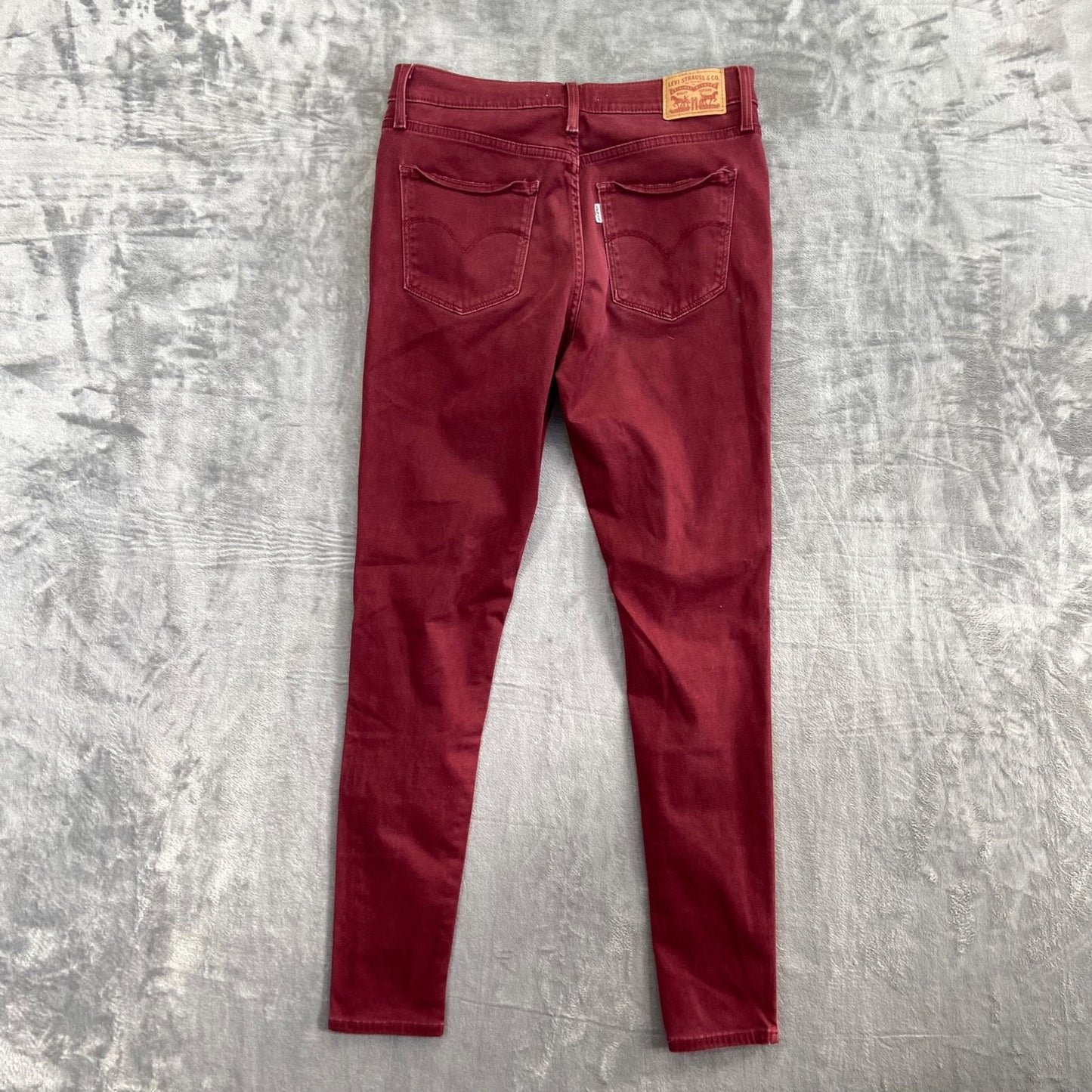 Levi's Women's 720 High Rise Super Skinny Jeans Size 29 Red