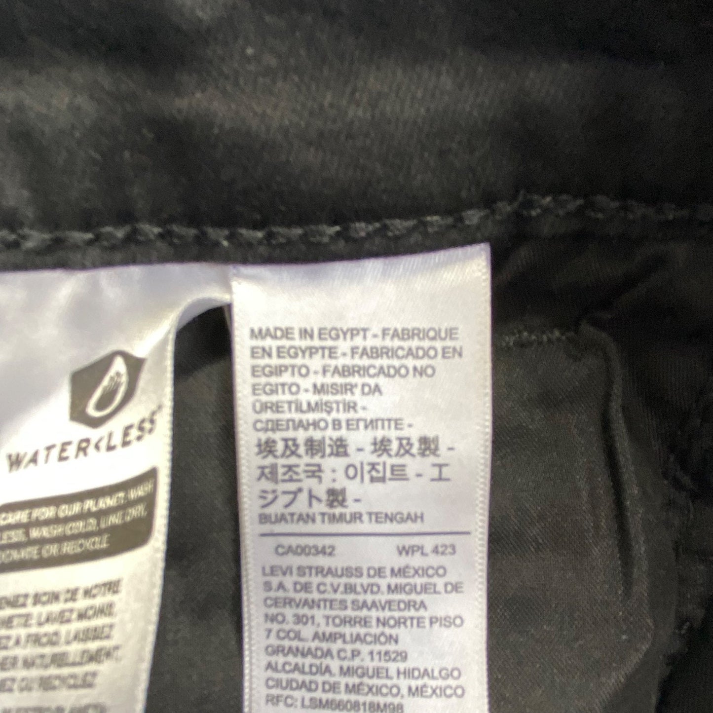 Levi's 725 High Rise Bootcut Jeans Women's Size 29 Black Cotton Blend