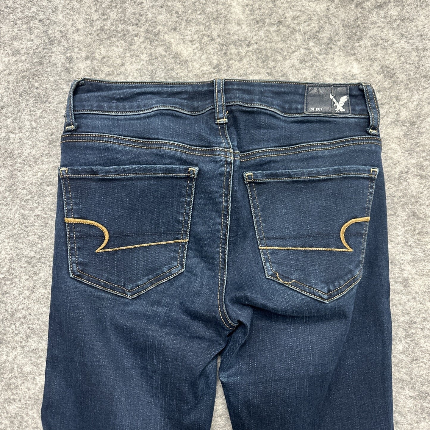 American Eagle Super Stretch Jegging Women's Jeans Size 4R Blue Dark Wash Denim