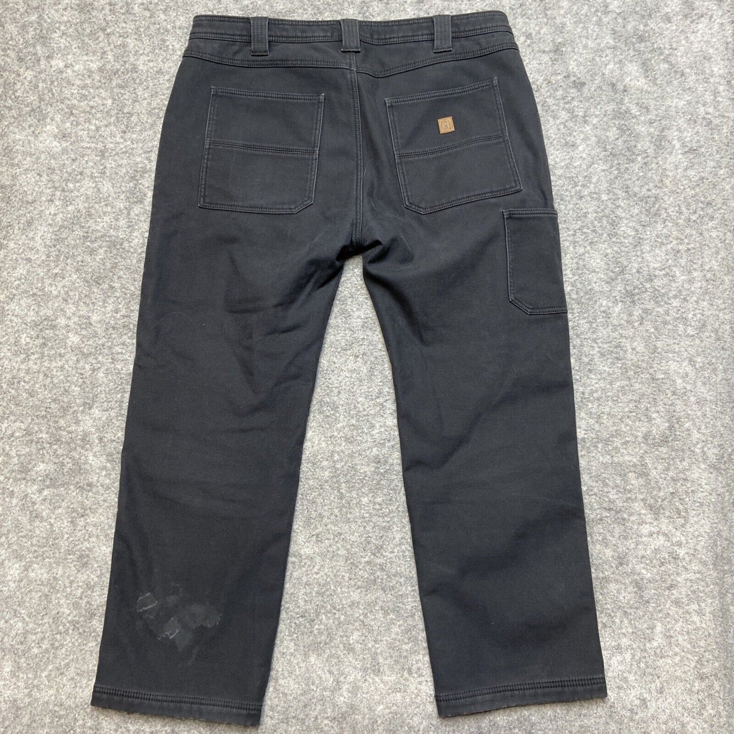 Lot of 2 Coleman Fleece Lined Cargo Pants Men's Size 38x30 Gray Brown Pants