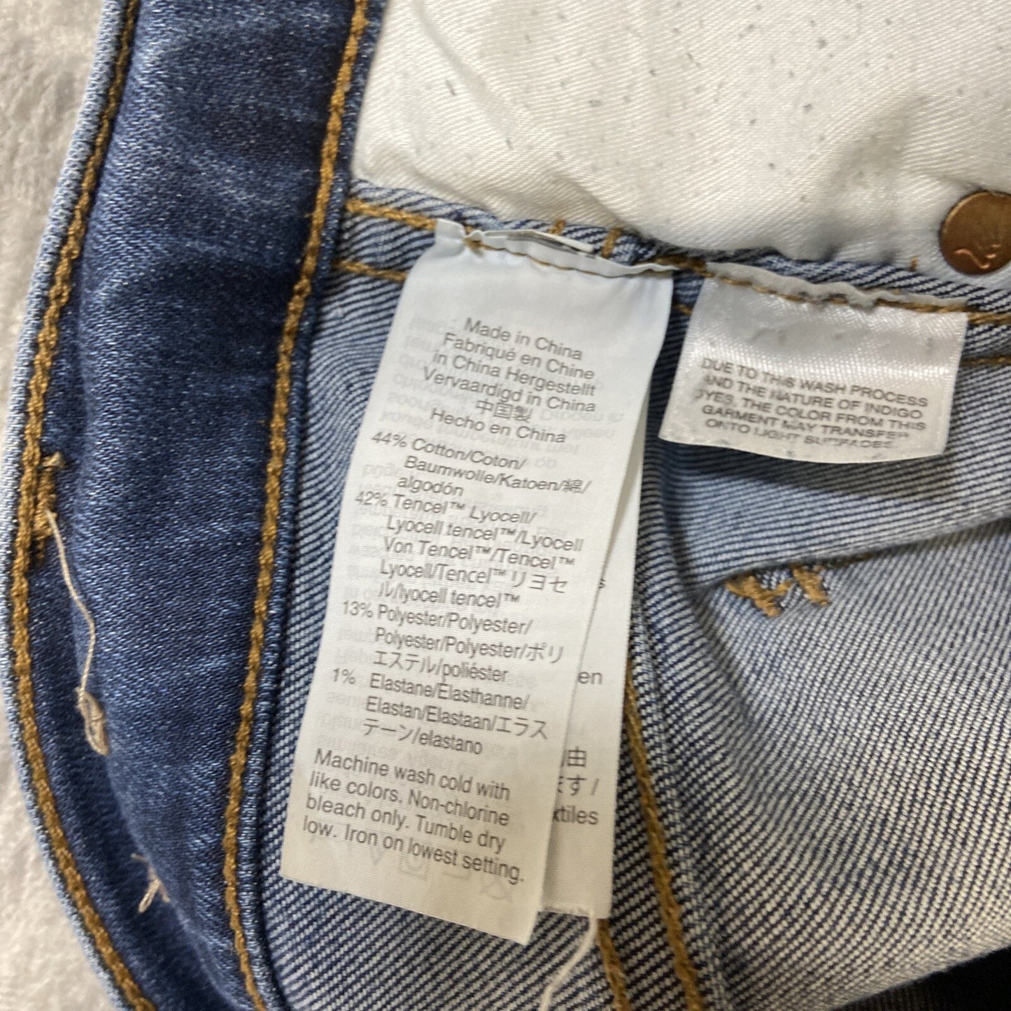 Madewell 10" High Rise Skinny Jeans Women's Size 29P Blue