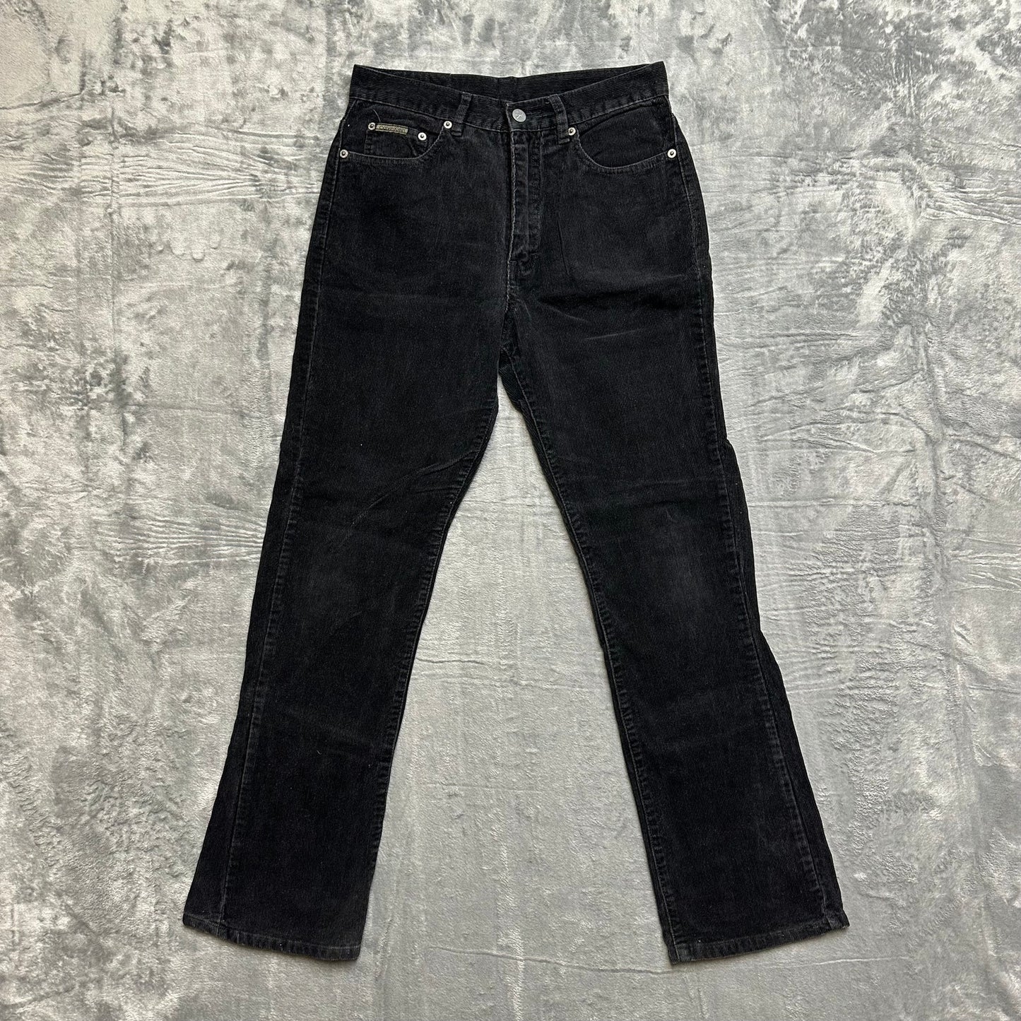 Calvin Klein Straight Leg Corduroy Pants Women's Size 9 Black