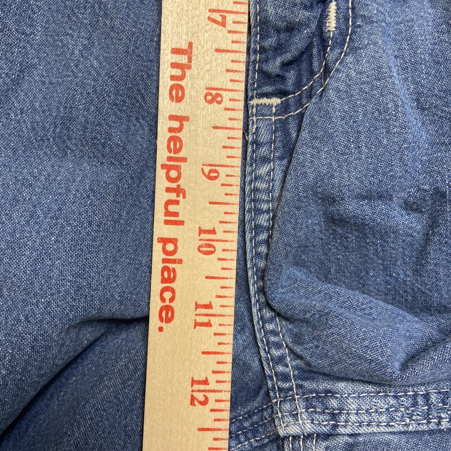 Carhartt Dungaree Fit Jeans Men’s Size 38x30 Blue Denim