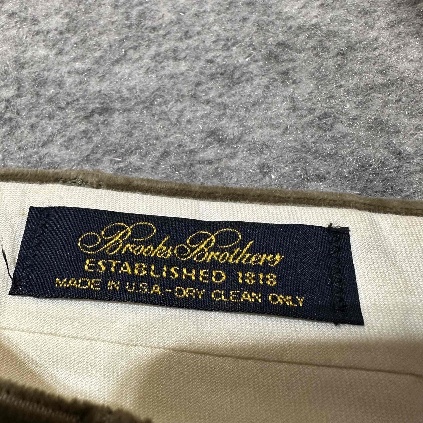Brooks Brothers Men's Corduroy Pleated Cuffed Dress Pants Size 38 Long Brown