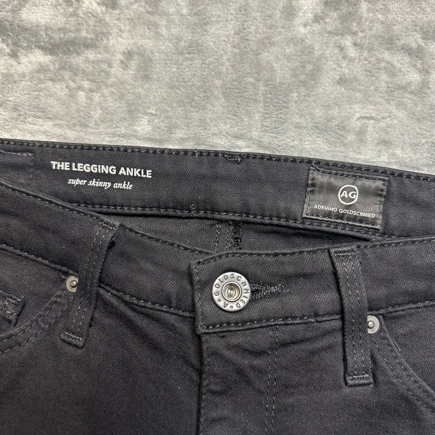 Adriano Goldschmied The Legging Ankle Skinny Jeans Women's Sz 25 Black