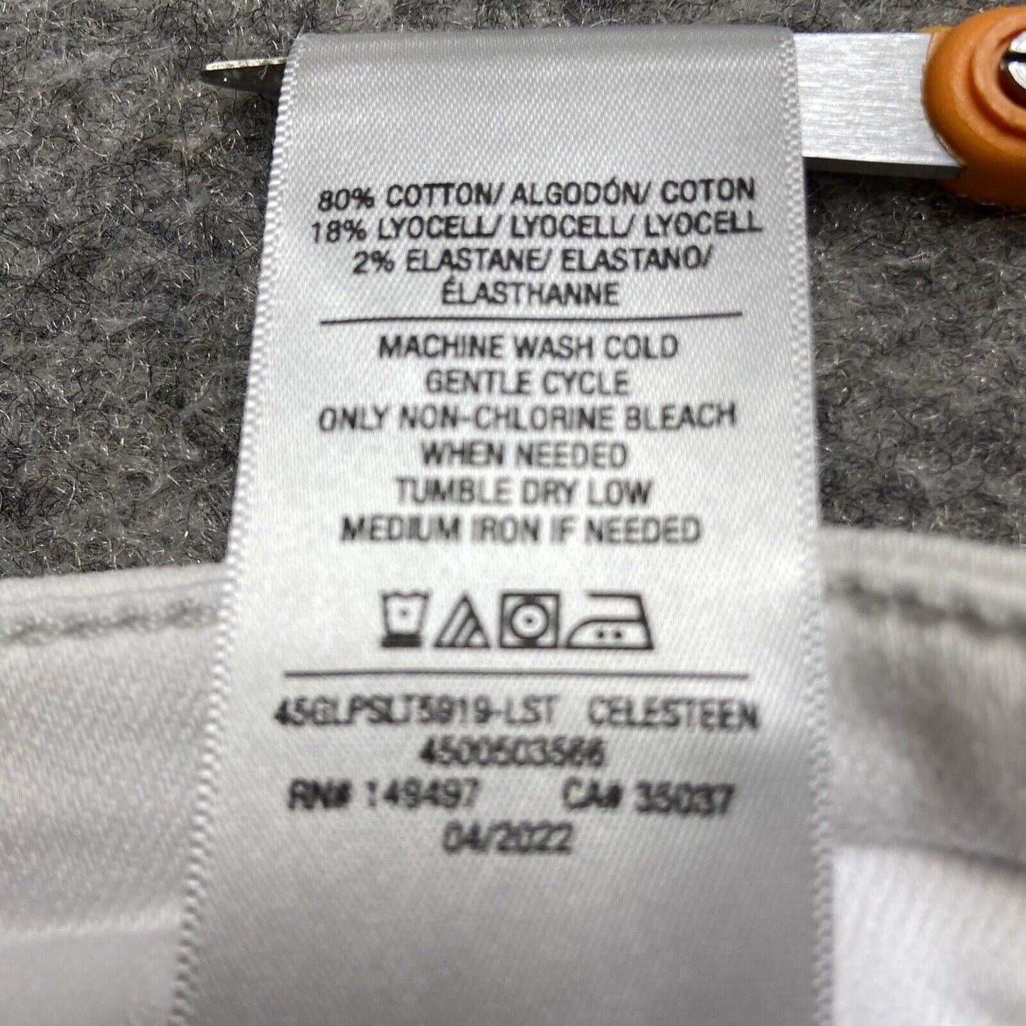 Joes Jeans Distressed Mid Rise Skinny Crop Jeans Women's Size 26 White