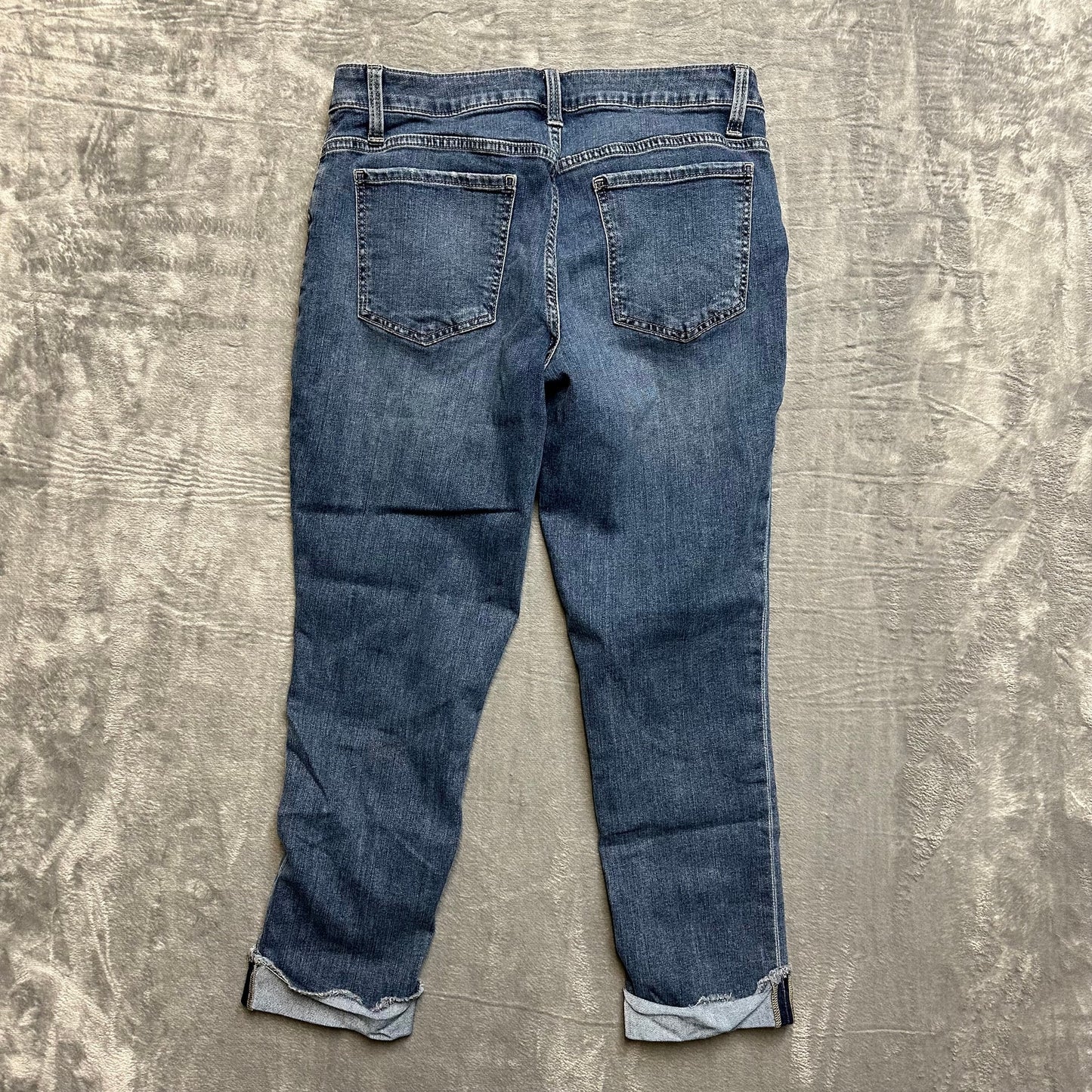 Lee Riders Cuffed Skinny Jeans Women’s Size 10 M Blue Denim