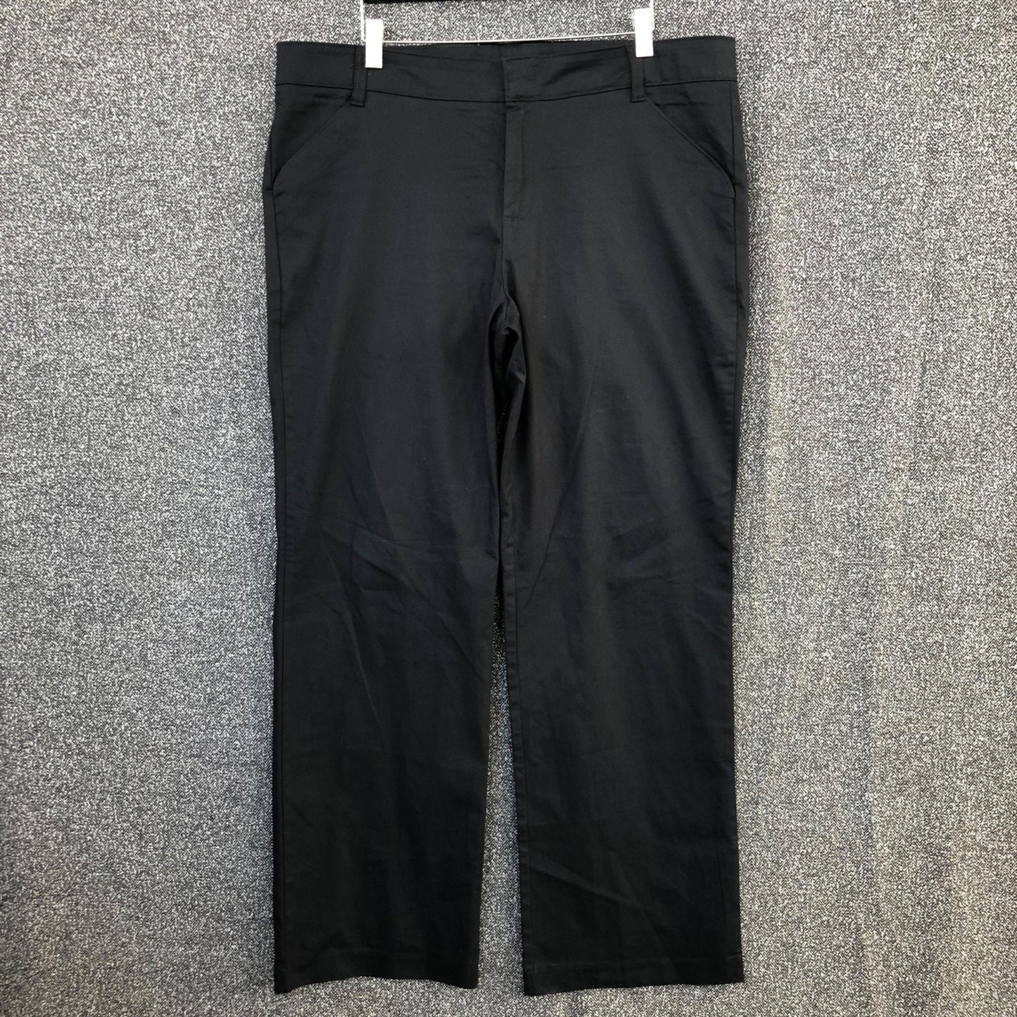 Dickies Women's Relaxed Straight Pants Size 14R Black