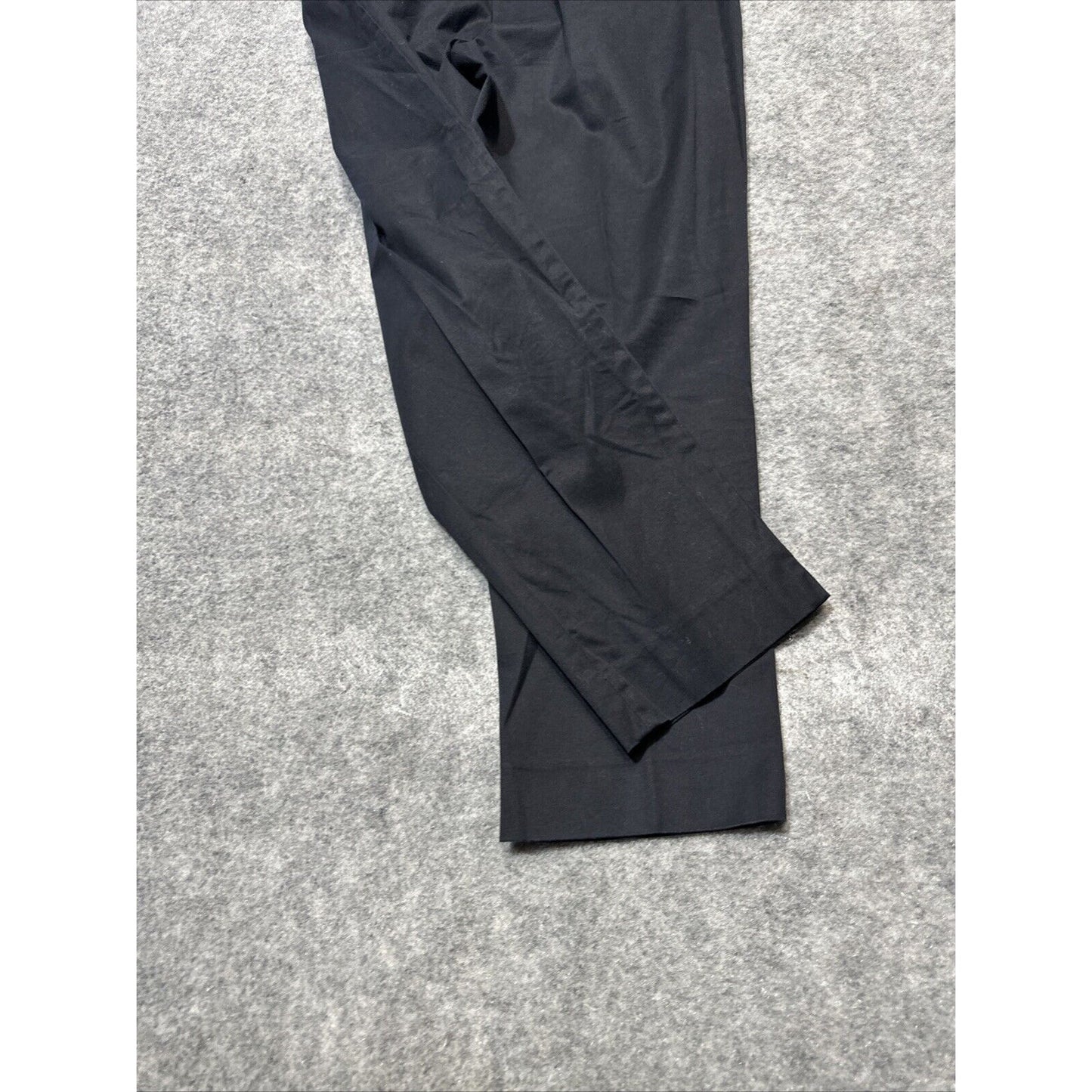 Talbots The Perfect Crop Women's Dress Pants Size 6 Black Dark Wash Denim