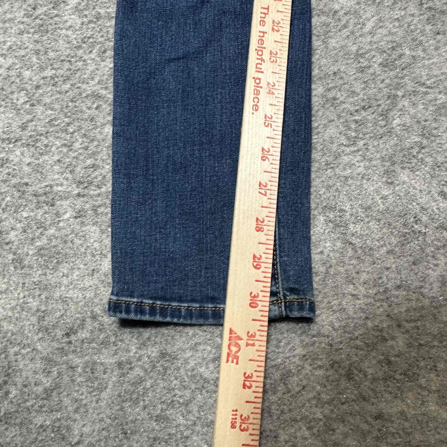 Lucky Brand Women's Leyla Skinny Distressed Jeans Size 26 Blue Dark Wash Denim