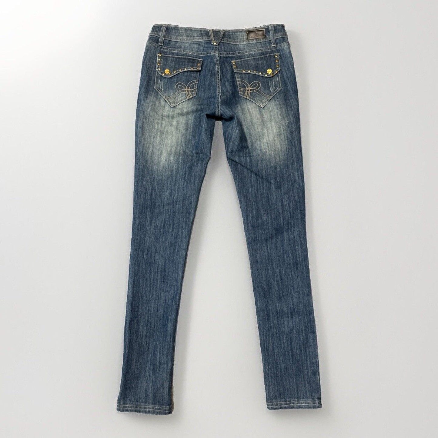 Rocawear Hannah Women's Skinny Jeans Size 7 Blue Dark Wash Denim