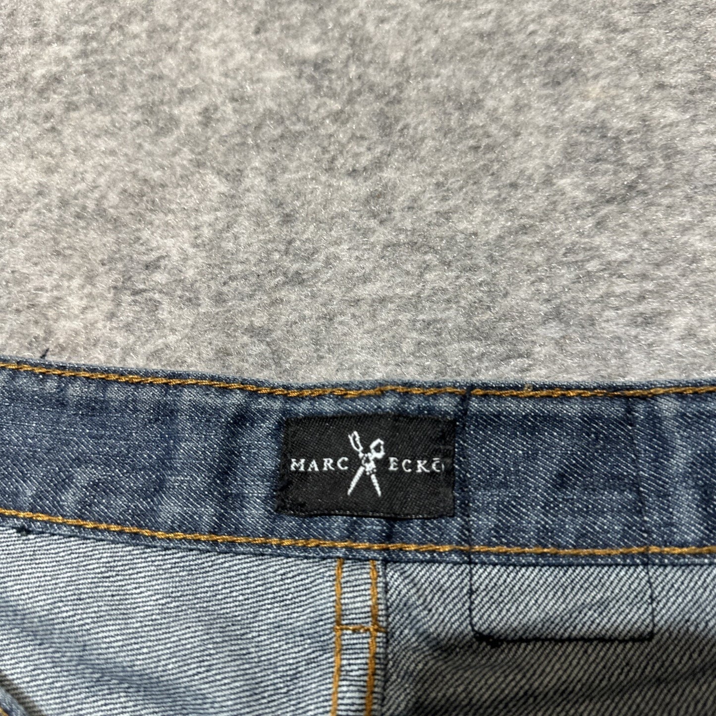Marc Ecko Men's Straight Jeans Size 38x30 Blue Medium Wash Denim