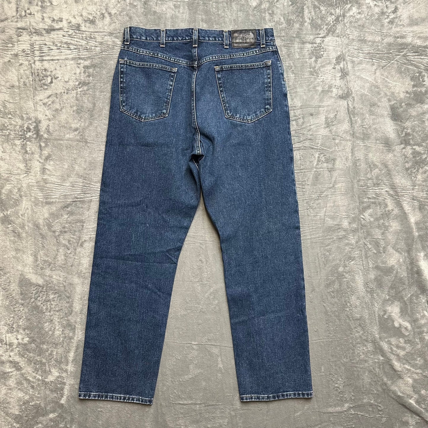 Vintage Wrangler Silver Edition Jeans Men's Size 36x32 Blue Denim