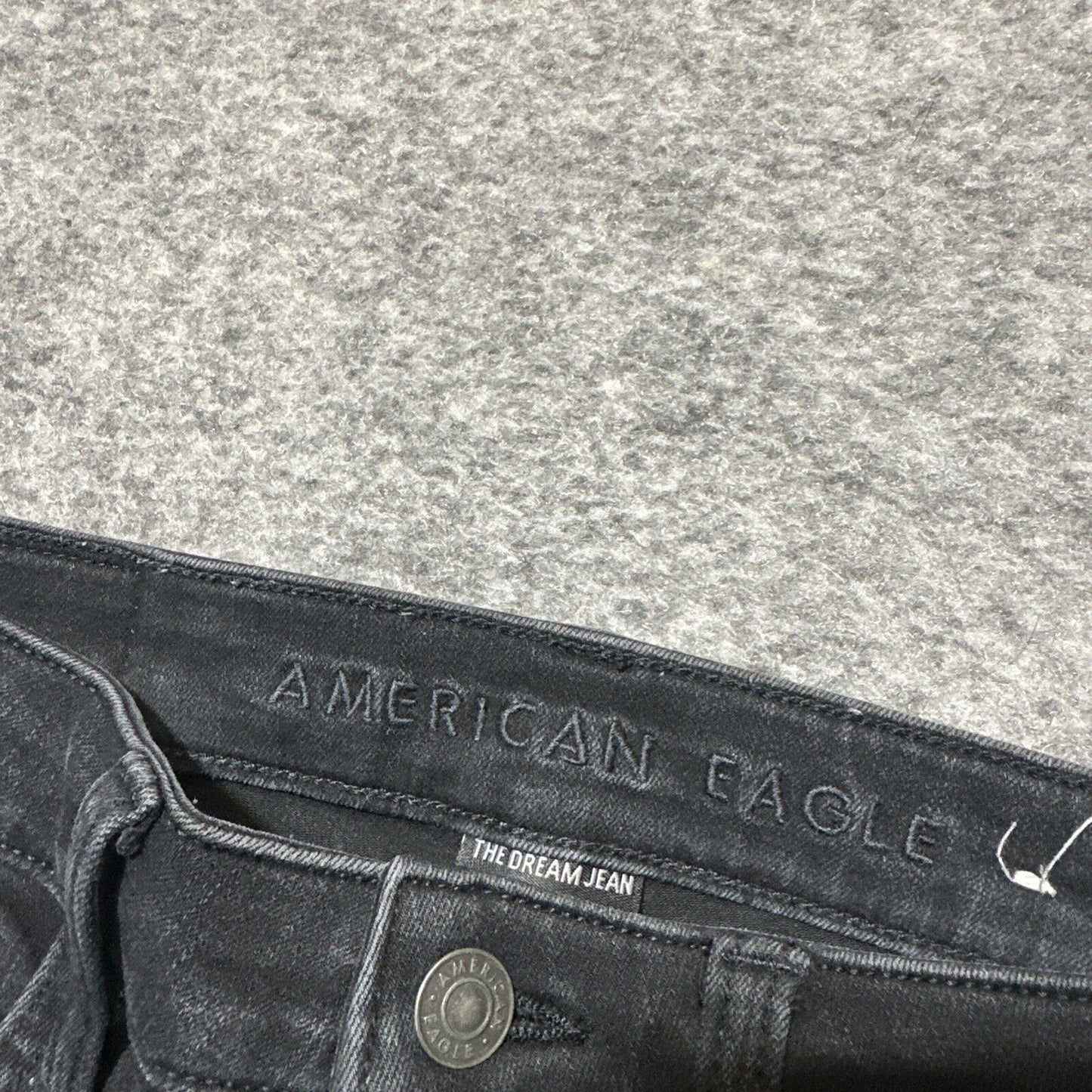American Eagle The Dream Jean Super Hi Rise Jegging Women’s 0 R Black Denim