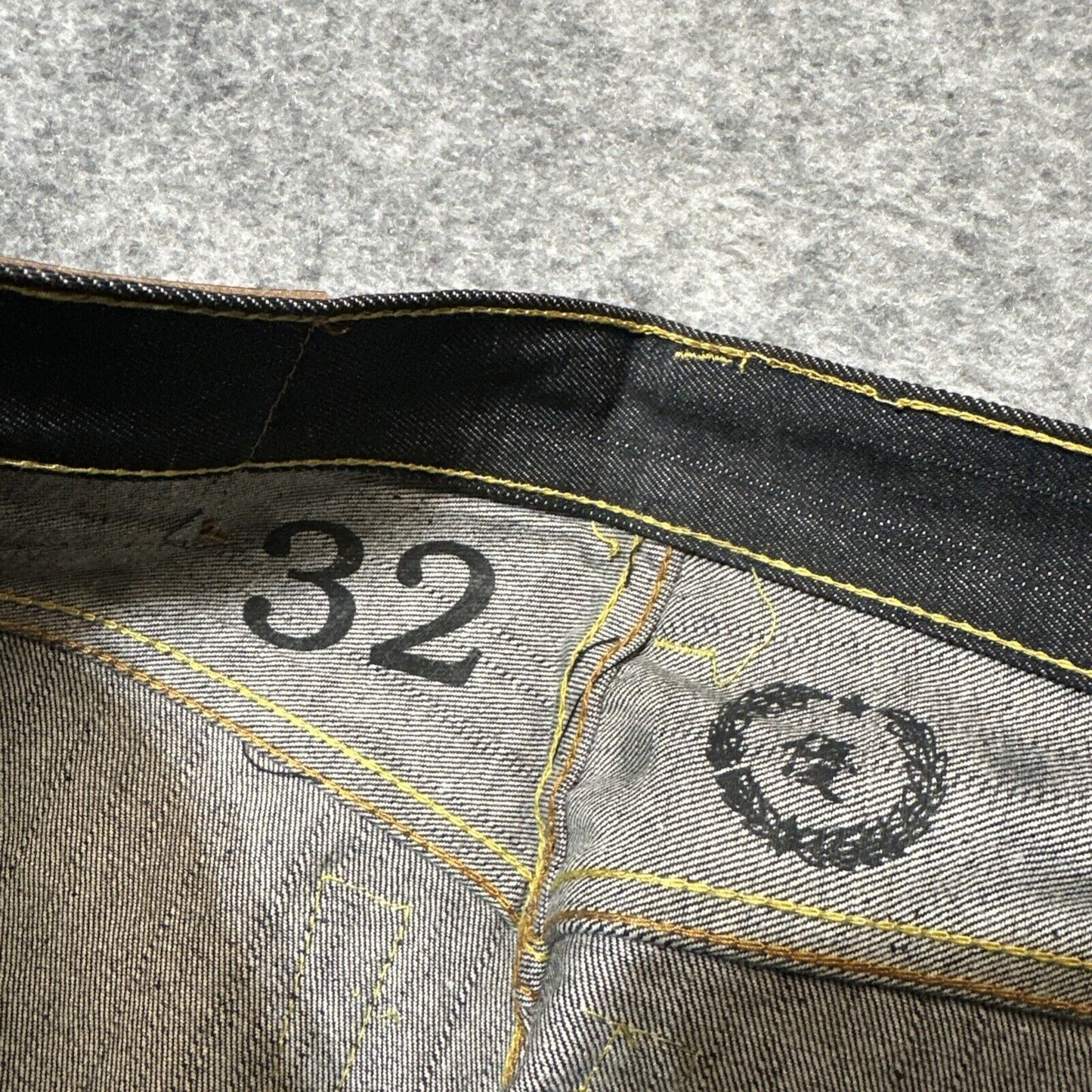 New Red Monkey Company Martin Ksohoh Baggy Wave Jeans Mens 32 Dark Blue Denim