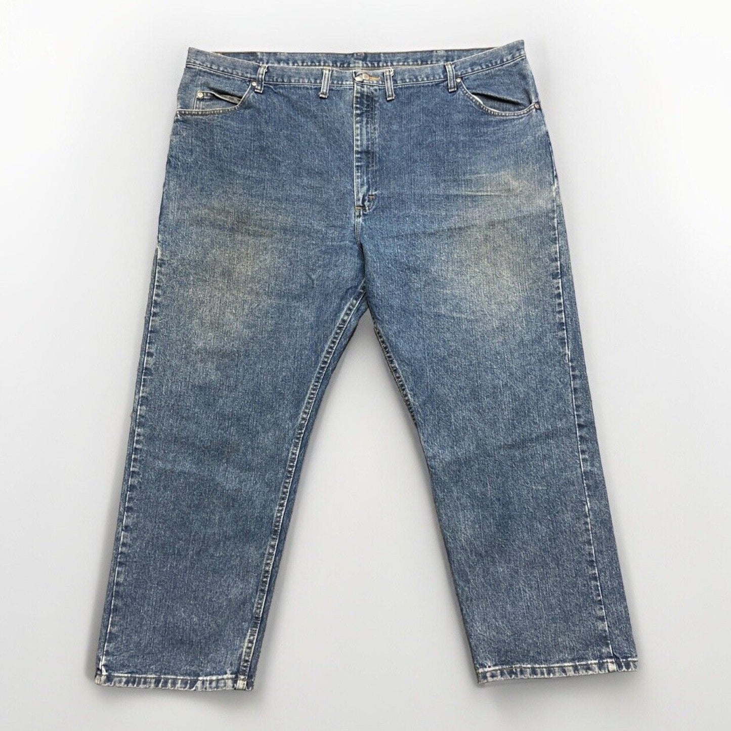 Wrangler Relaxed Fit Jeans Men’s Size 50x29 Blue Denim