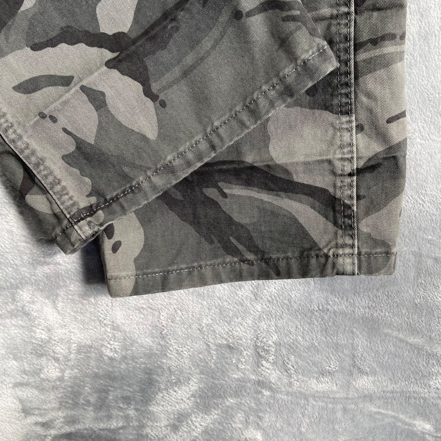 Wrangler Originals Cargo Pants Men's 34x32 Camo 100% Cotton Outdoor