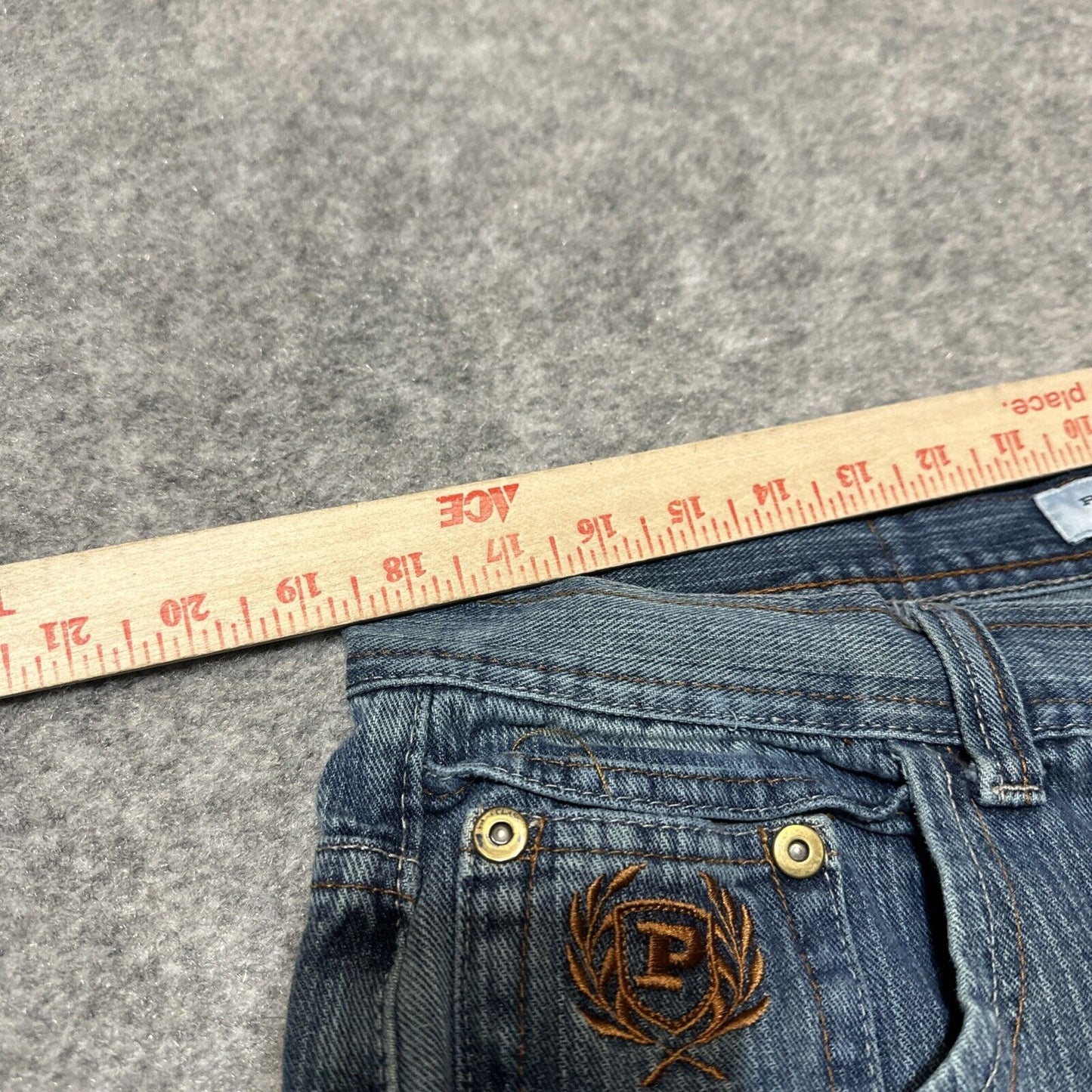 Vintage PHAT Classic Original Fit Jeans Men's 40x30 Blue Denim Skater Hemmed