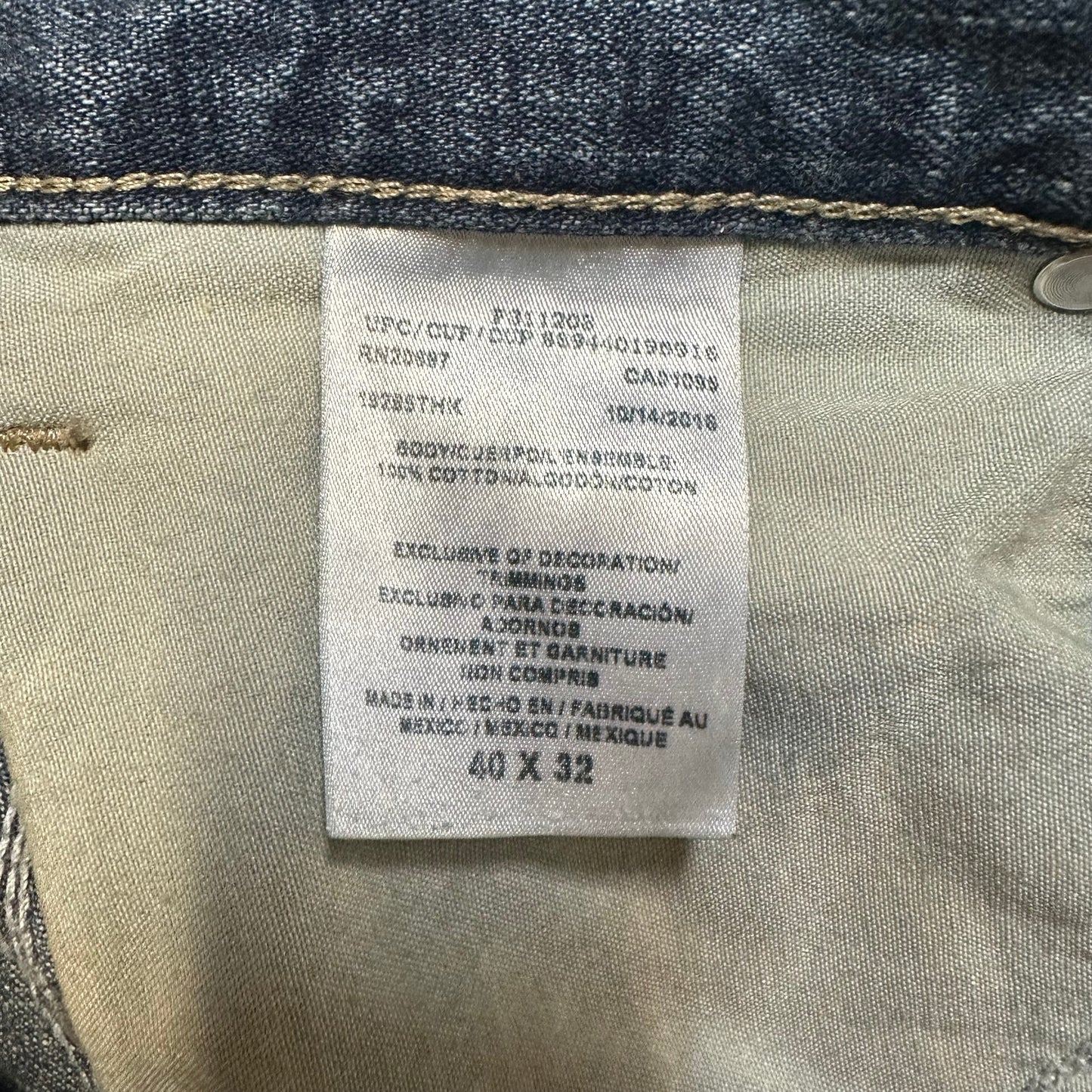 Dickies High Rise Carpenter Jeans Men's Size 40x32 Blue Denim