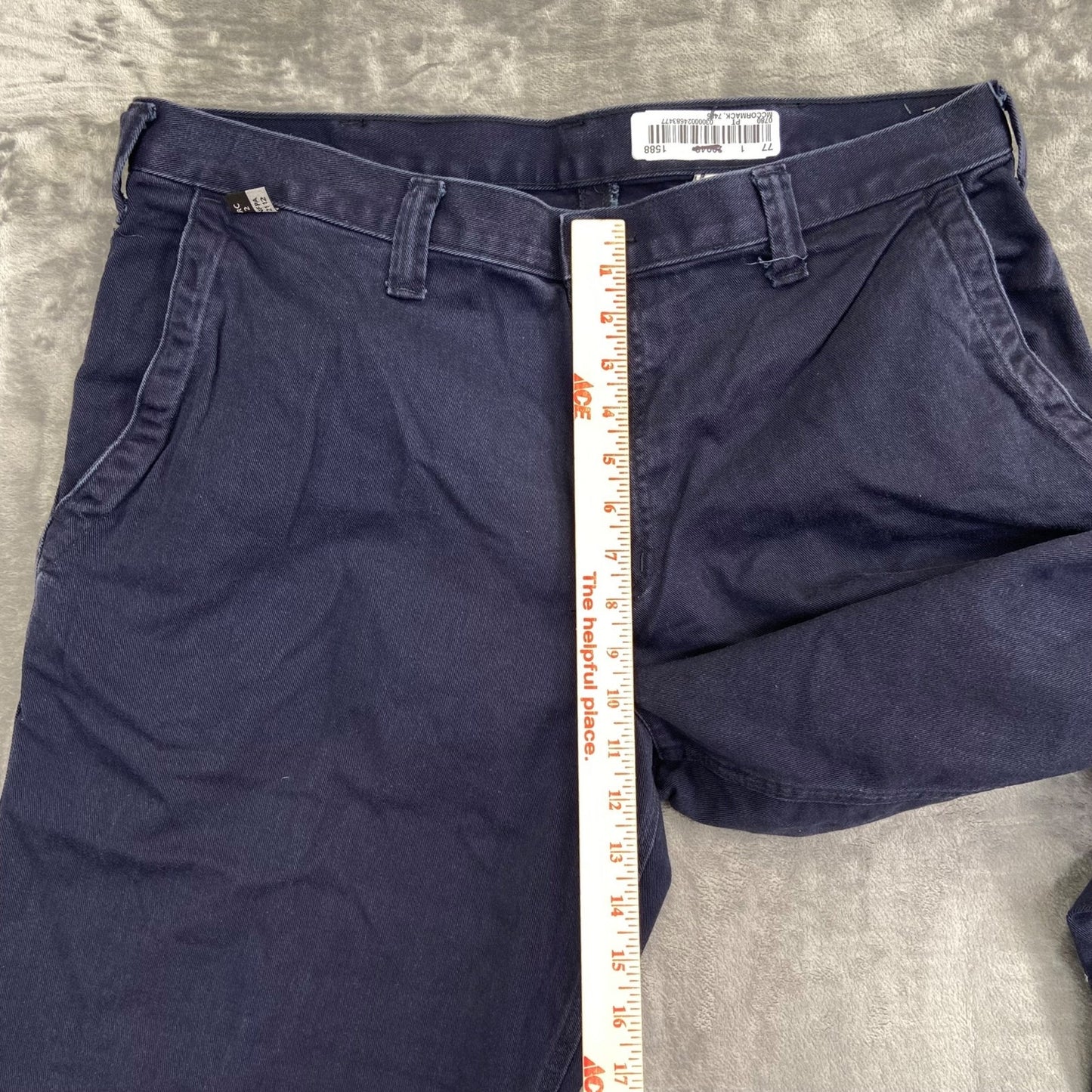 Carhartt FR Men's Straight Pants 36x28 Dark Blue Navy Flame Resistant